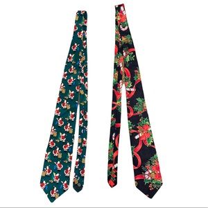 Mens Christmas Tie Bundle ~ 100% Silk (1)